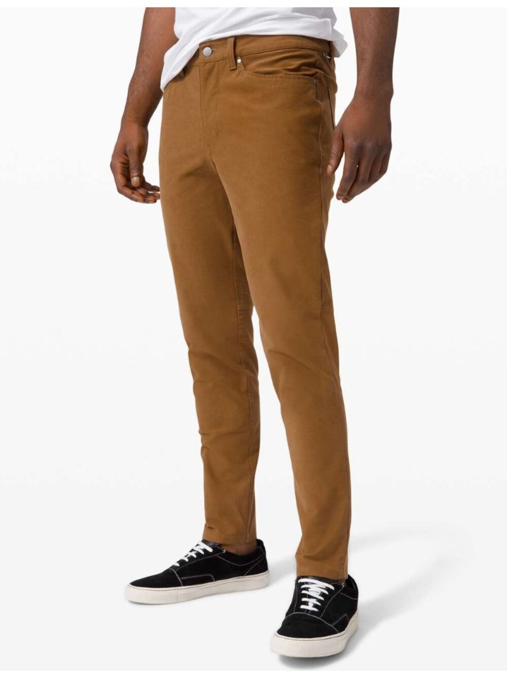 Lululemon ABC Pant Slim Utilitech Men's Size 32 Brown 5-Pocket Stretch Performan